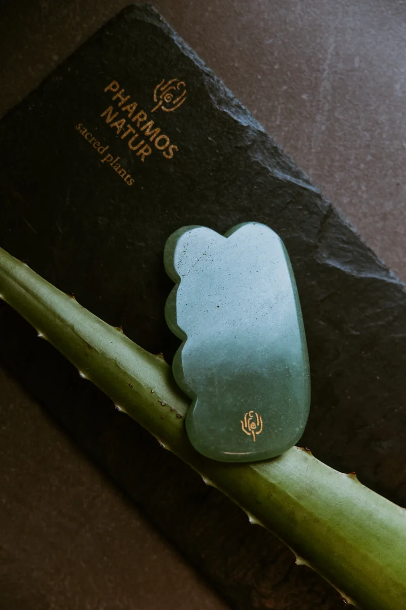 Pharmos Natur sacred plants — jade gua sha and aloe vera